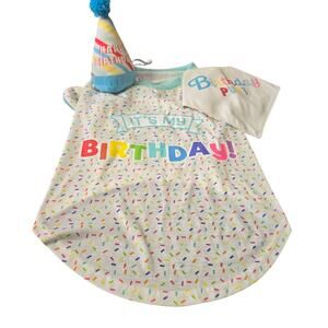 ⭐️Woof Birthday Pet Bundle Sz L/XL